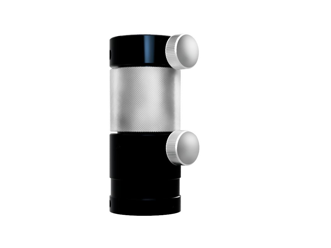 Helikoidalny uchwyt słupka calowego 12.7mm, wysokość 72mm