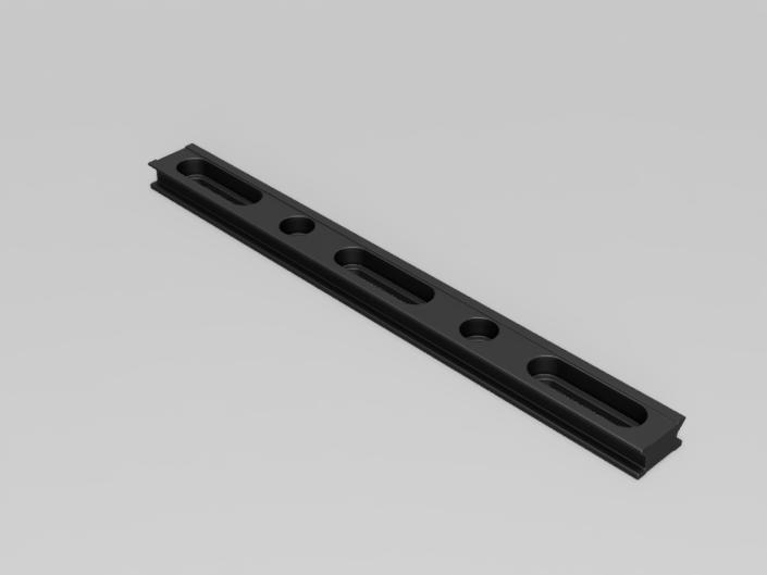 Kompaktowy szynowy profil aluminiowy długości 200mm