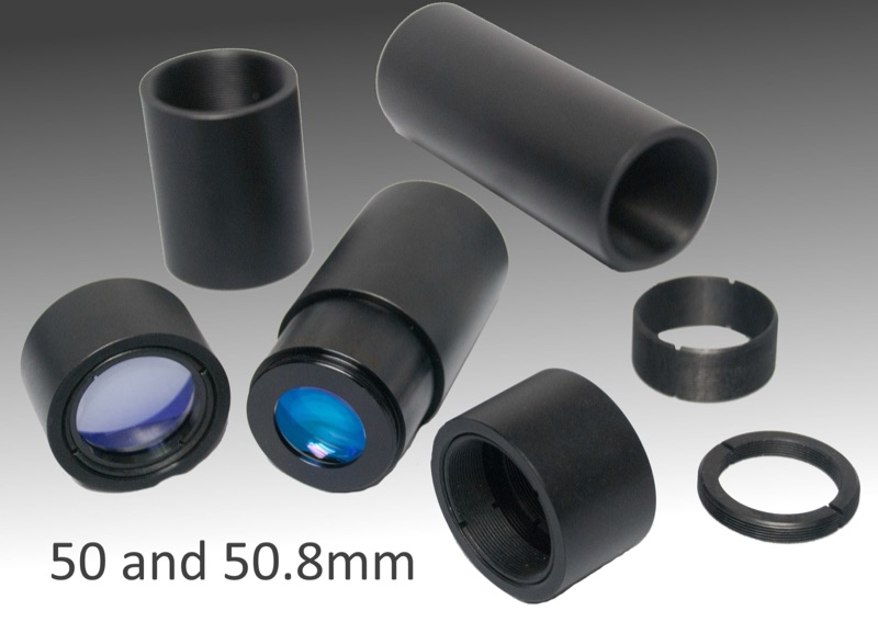 Komora soczewki, soczewka 50.8mm, długość 25mm, do tubusów soczewkowych 56mm