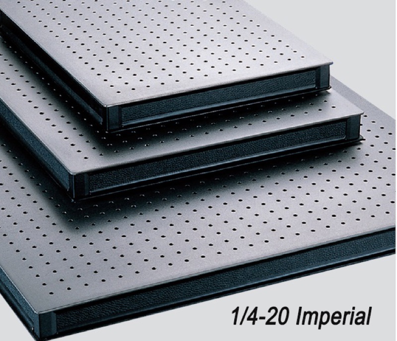 Imperialne blaty optyczne i płytki prototypowe z gwintem 1/4-20 OSDVIO-B-1010E-50t