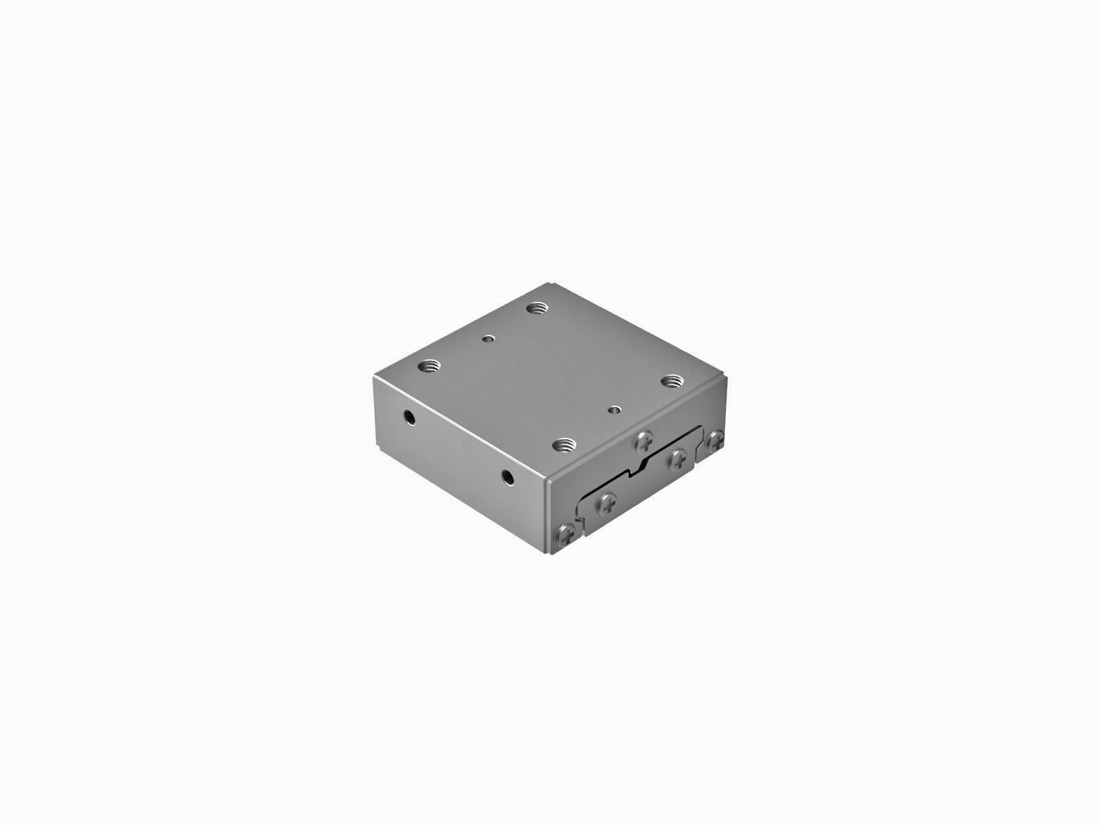 Łożysko EXC 40X40mm, potrójna rząd, ze stali nierdzewnej, suwak w osi X, (swobodne przesuwanie), +/-10mm, gwinty M4