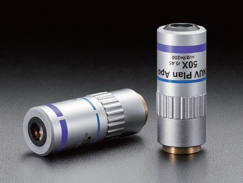Obiektyw bliskiej ultrafioletowej z kompensacją grubości 1.1mm, ogniskowa 20mm, odległość robocza 10x 30.85mm