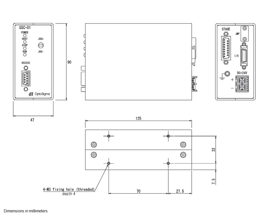 Kontroler stolika jednowymiarowego GSC-01-P